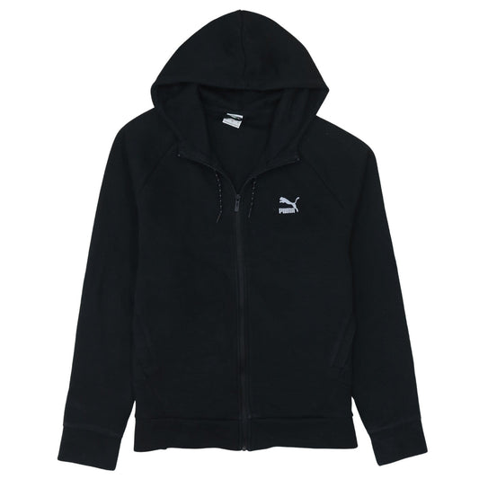 Puma Men's Black Full Zip Hoodie Size L Sports Fleece