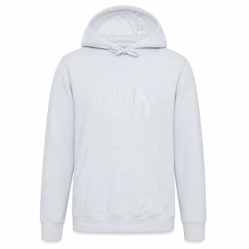 The North Face Mens White Medium Pullover Hoodie Cotton