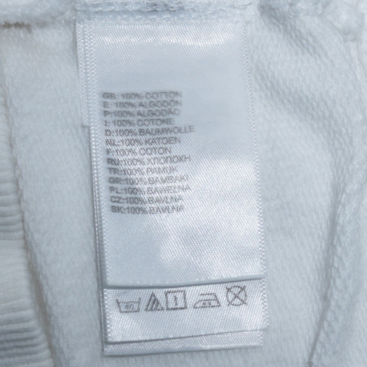 The North Face Mens White Medium Pullover Hoodie Cotton