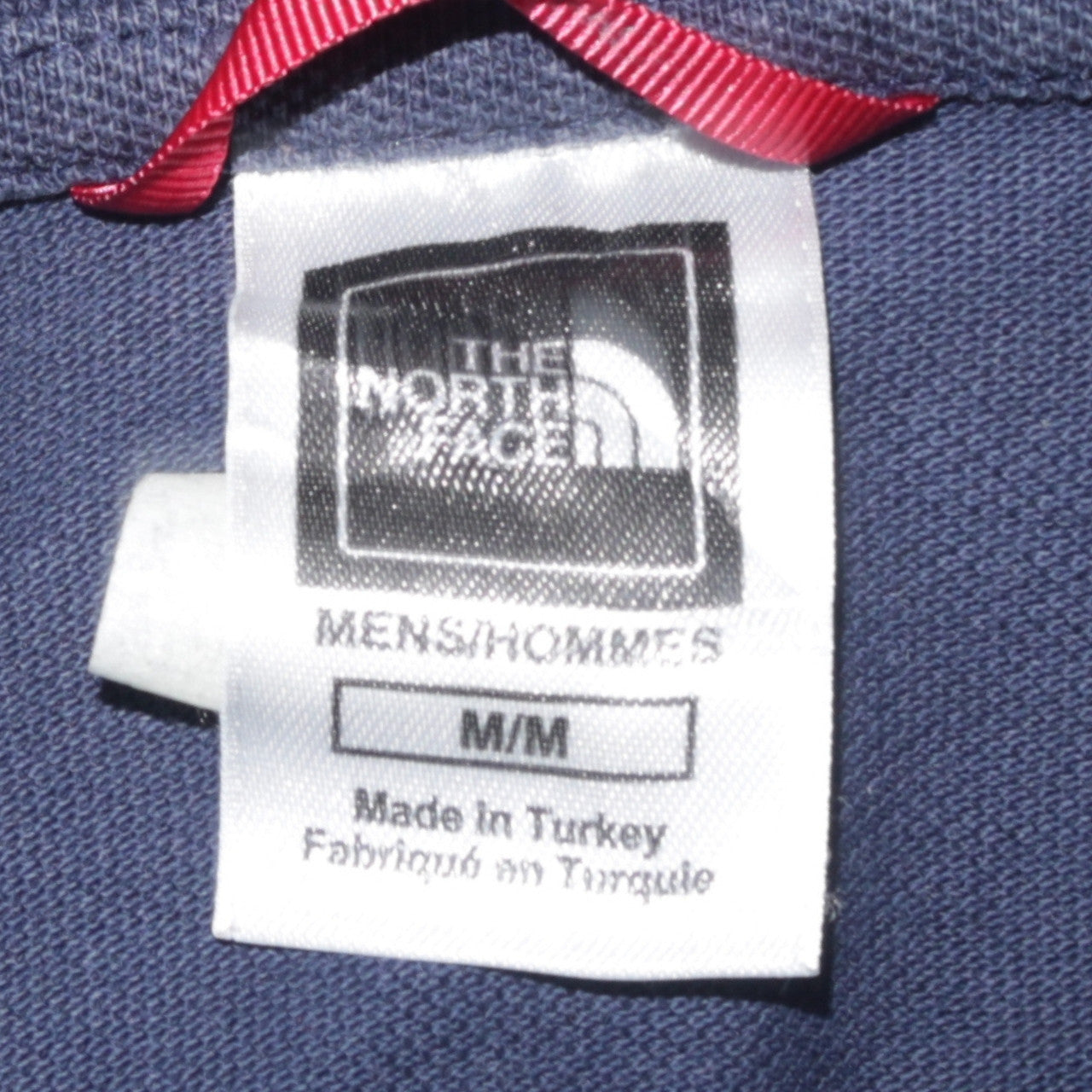The North Face Men's Blue Cotton Short Sleeve Polo Shirt M