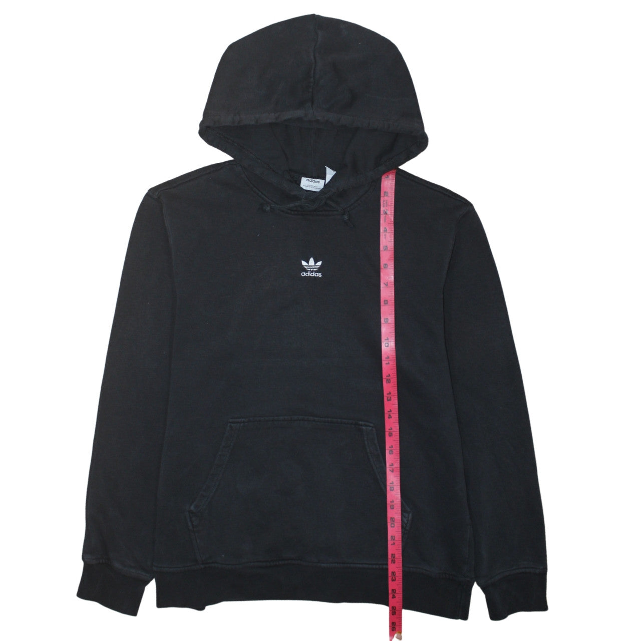 Adidas Womens Black Size 10 Pullover Hoodie Sweatshirt