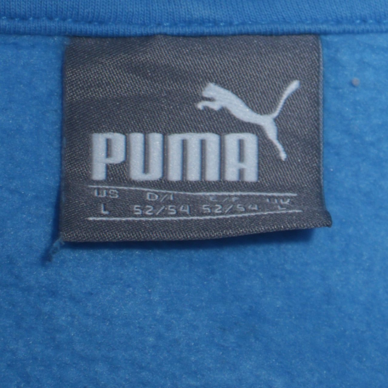 Puma Men's Blue Full Zip Hoodie L Regular Fit Sportswear