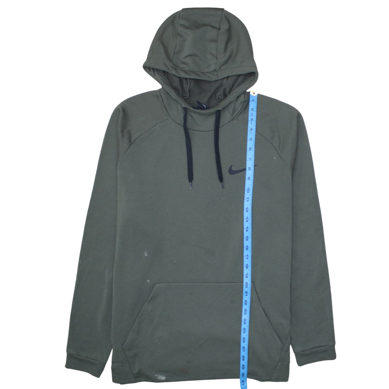 Nike Men’s Green Dri-Fit Pullover Hoodie 2XL Regular Fit