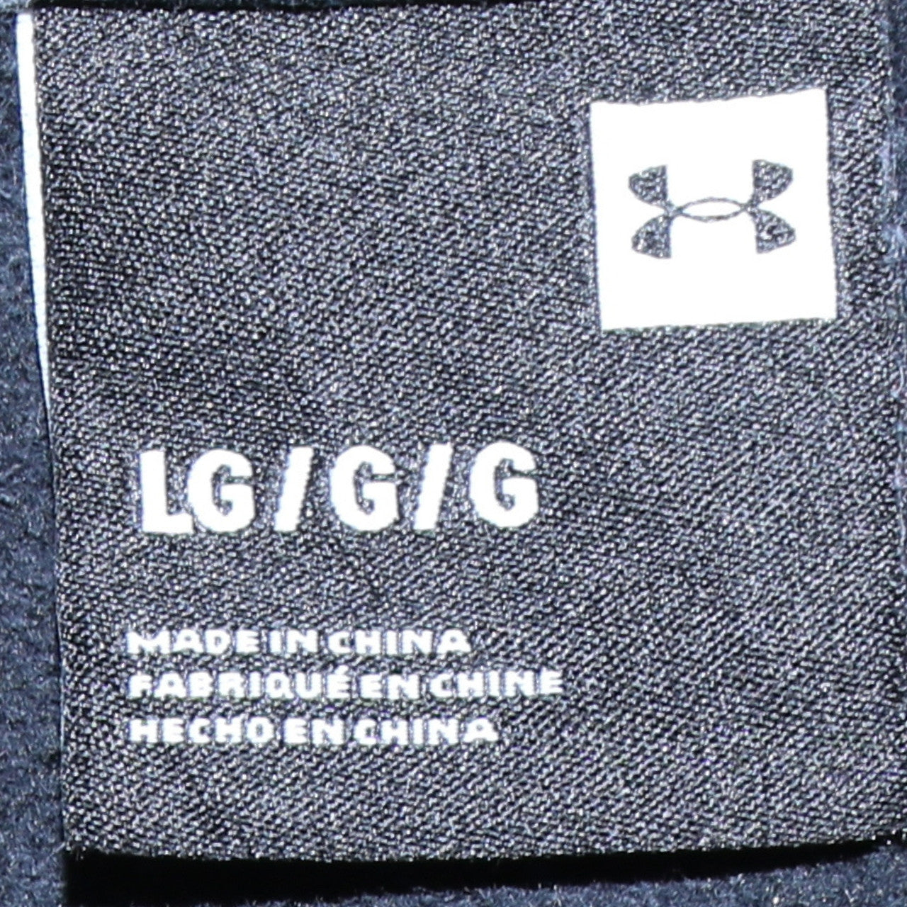 Under Armour Men's Blue Pullover Hoodie L Logo Camouflage Sportswear