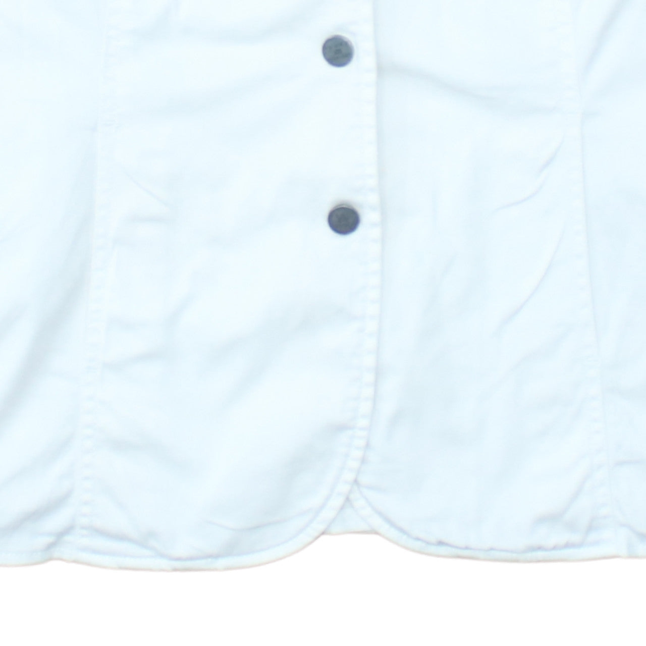 Tommy Hilfiger Women White Cotton Blend Blazer Jacket M