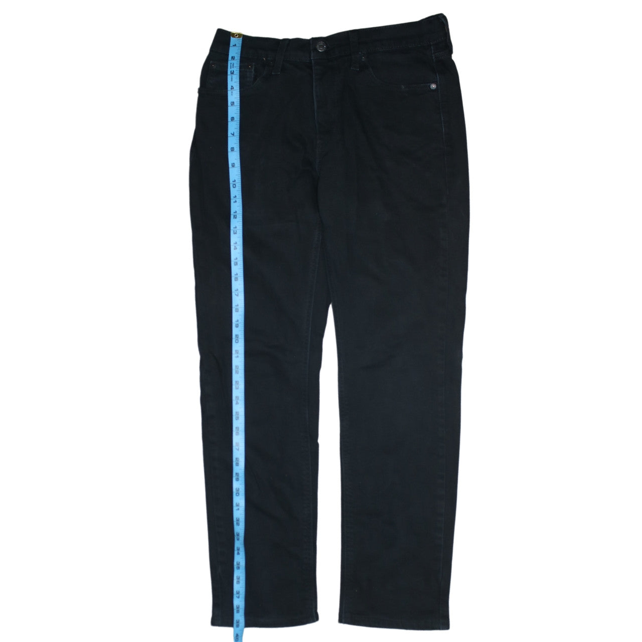 Levi's Men's Black Straight Regular Fit Denim Jeans W30 L32