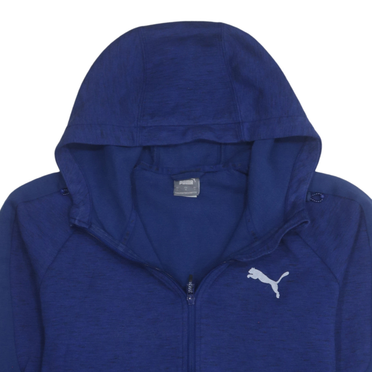 Puma Men's Blue Full Zip Hoodie Size L Sportswear Jacket