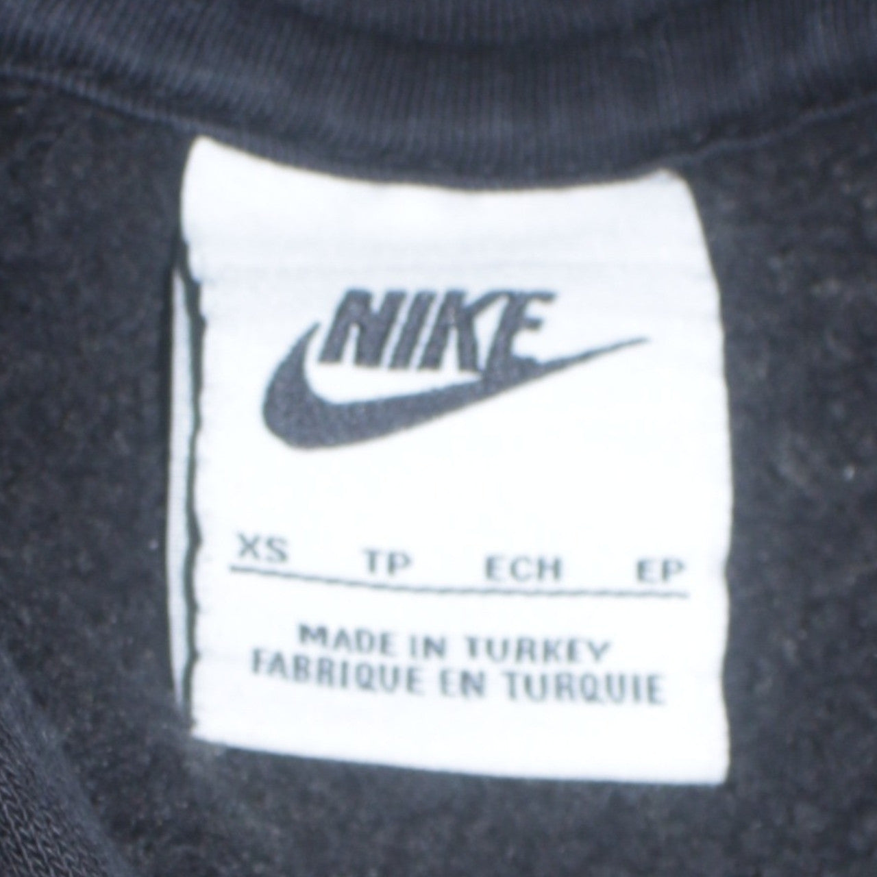 Nike Men's Black XS Pullover Hoodie Fleece Graphic Logo Sweatshirt