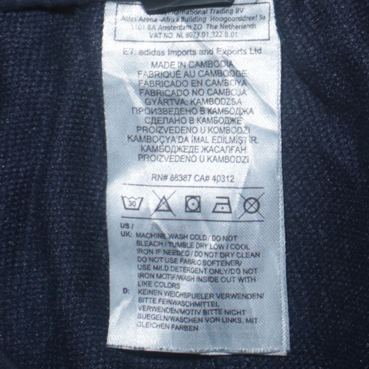 Adidas Women Navy Blue Jogger Sweatpants UK 12-14 M