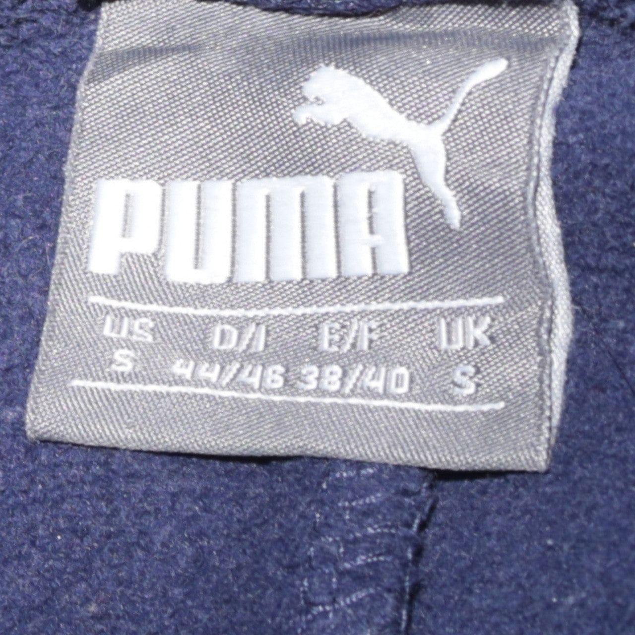 Puma Womens Blue Small Fleece Sweatpants Joggers Sportswear