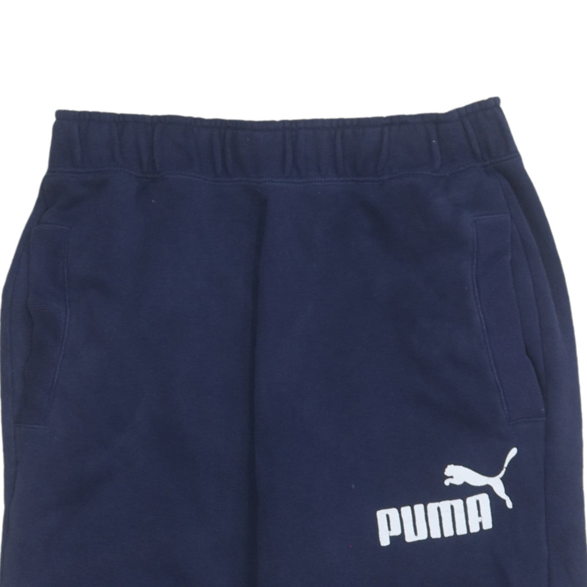 Puma Womens Blue Small Fleece Sweatpants Joggers Sportswear
