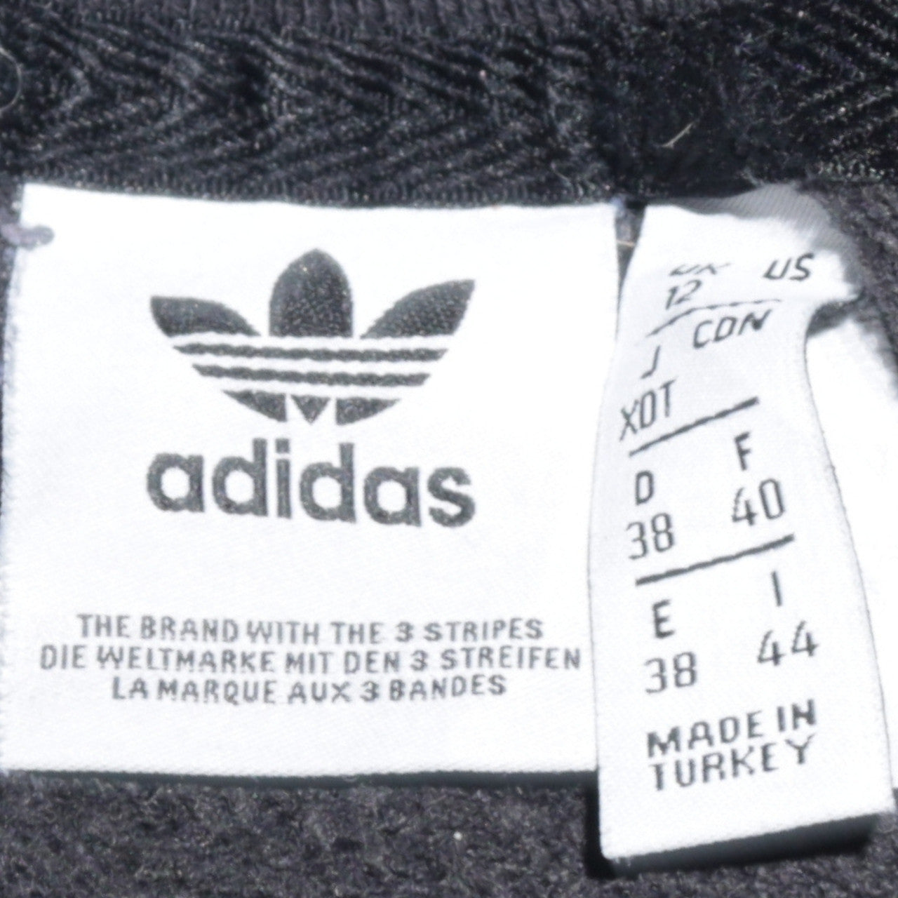 Adidas Women Black Crew Neck Pullover Sweatshirt Size 12