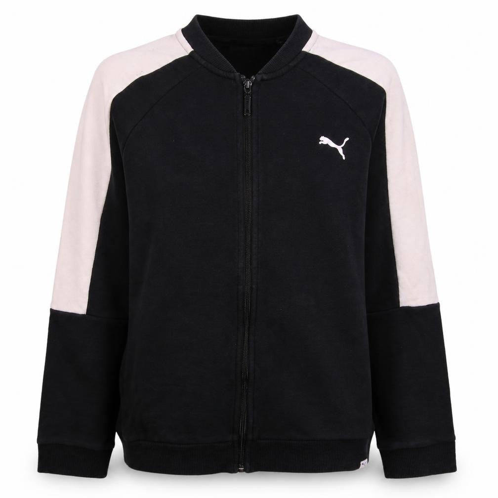 Puma Women's Black & White Full Zip Sweatshirt Size 14