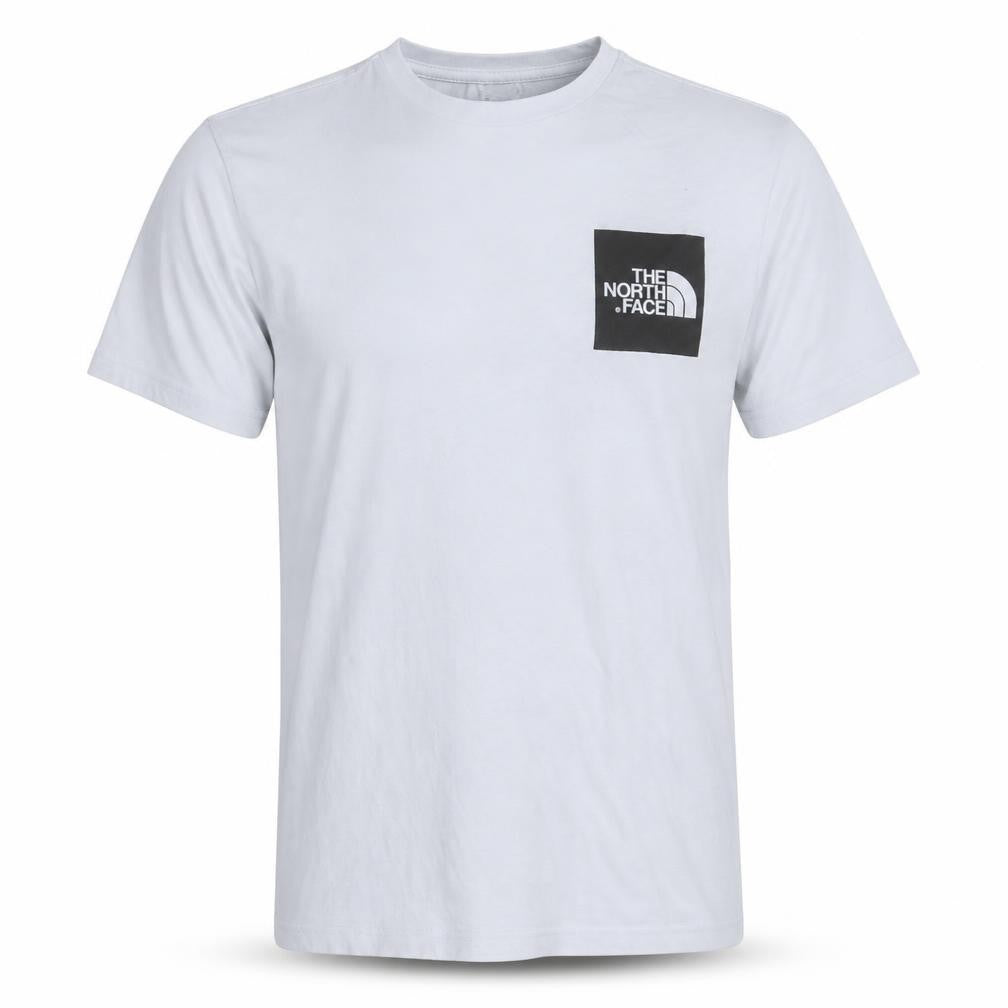 The North Face Men's White Cotton Crew Neck Short Sleeve T-Shirt M