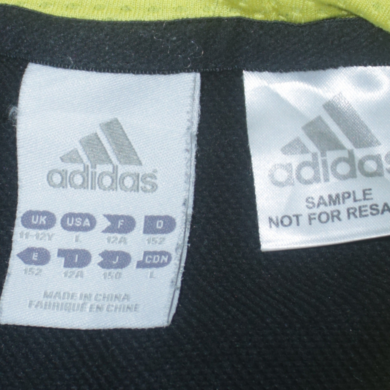 Adidas Boys Black Pullover Hoodie Size 11-12 Years Logo Striped Design