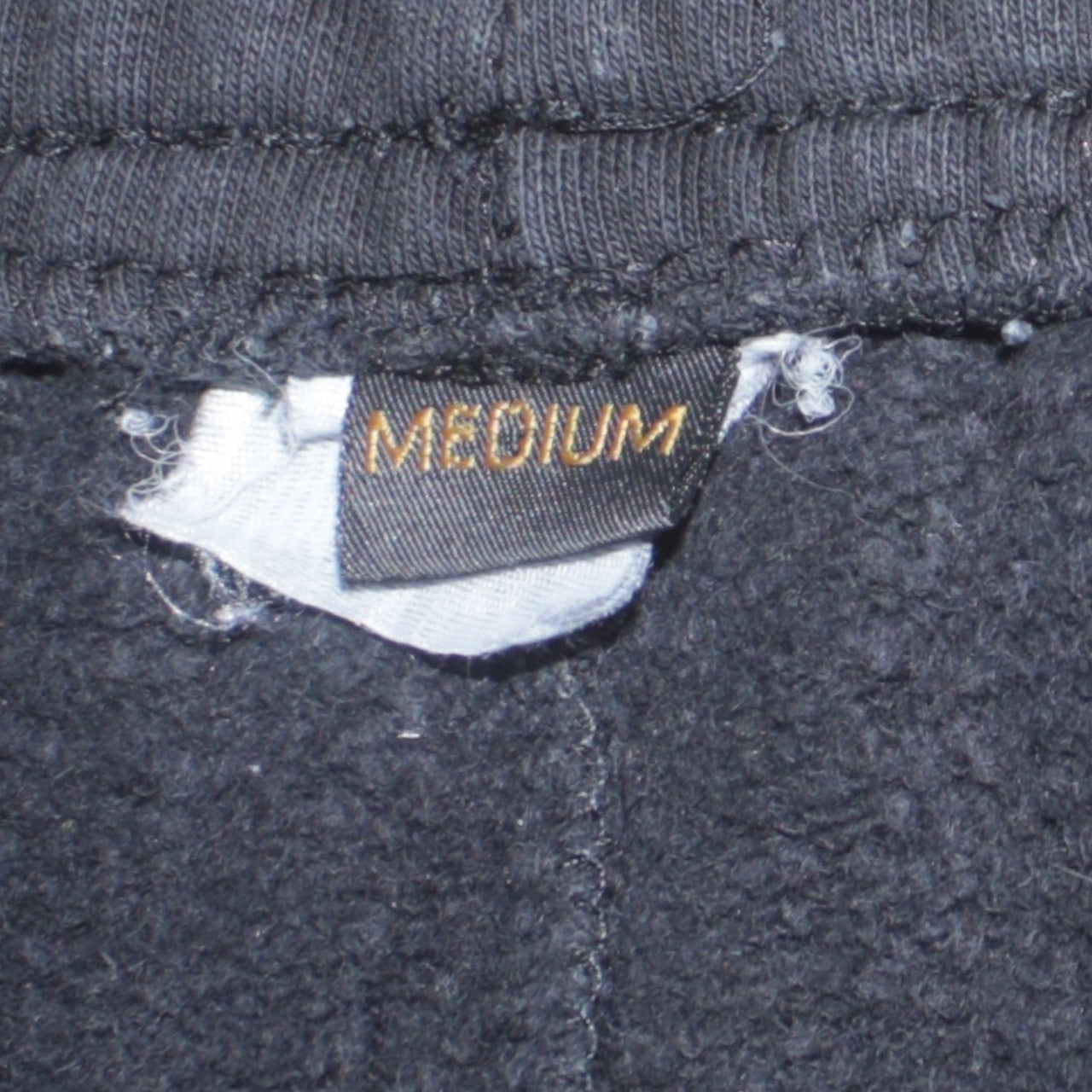 Alpha Industries Men's Black Sweatpants Medium Logo Fleece Trousers