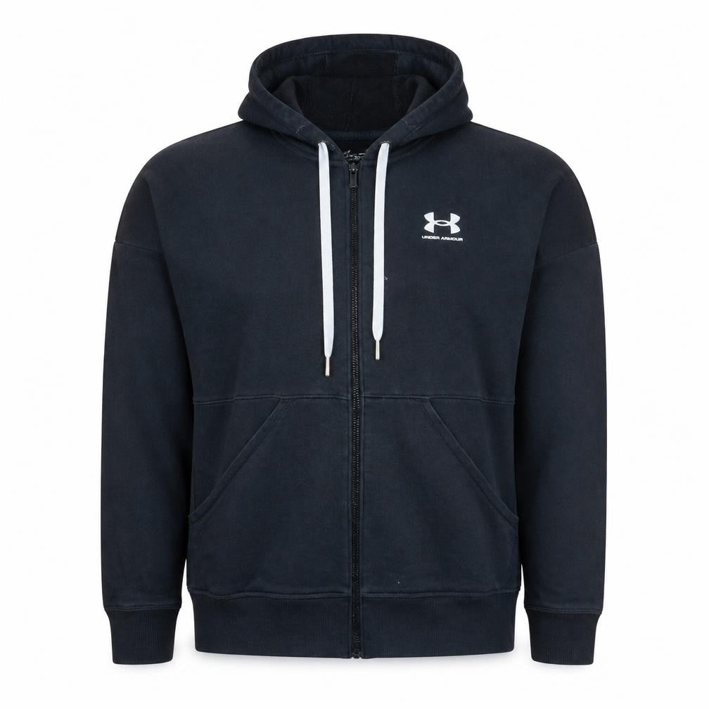Under Armour Men's Black XL Full Zip Hoodie Sweatshirt