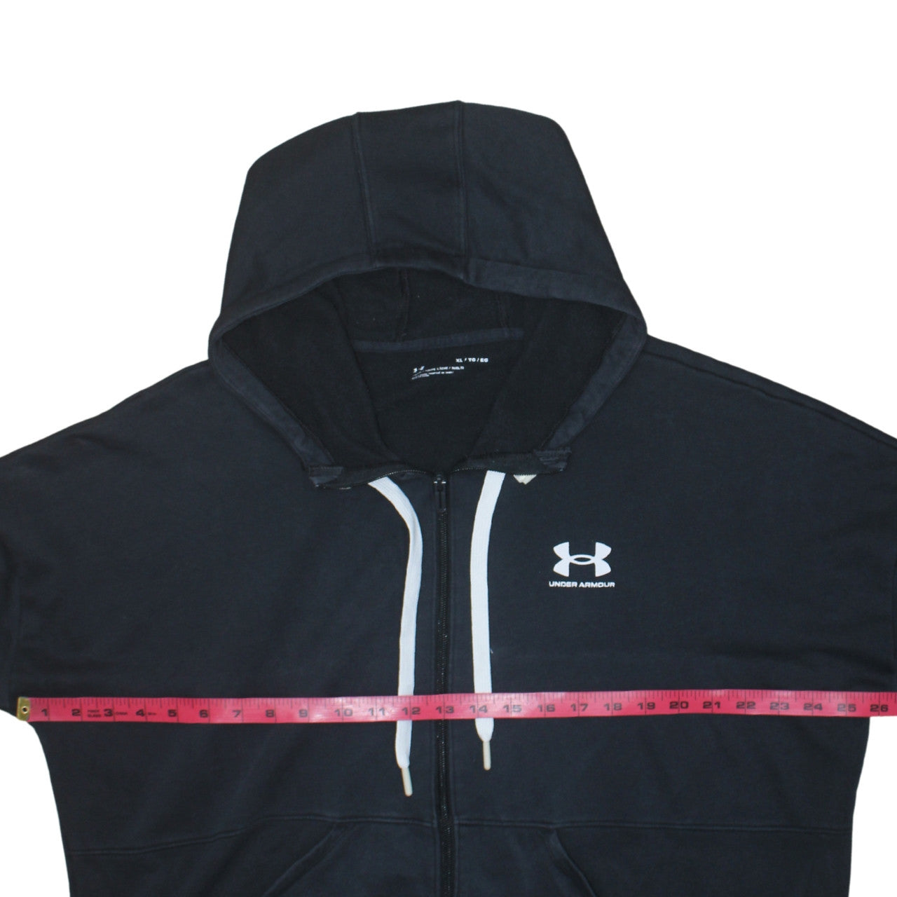 Under Armour Men's Black XL Full Zip Hoodie Sweatshirt