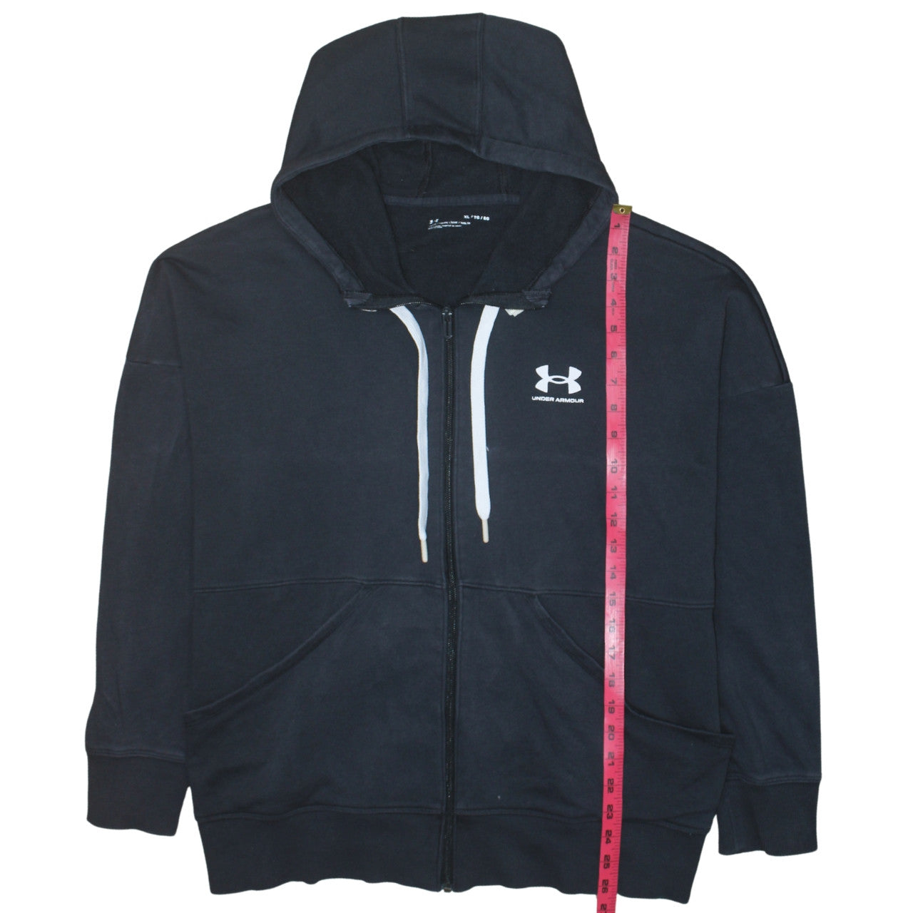 Under Armour Men's Black XL Full Zip Hoodie Sweatshirt