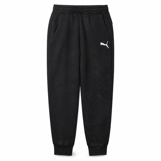 Front view of Puma Men's Black Jogger Sweatpants M Regular Fit Casual