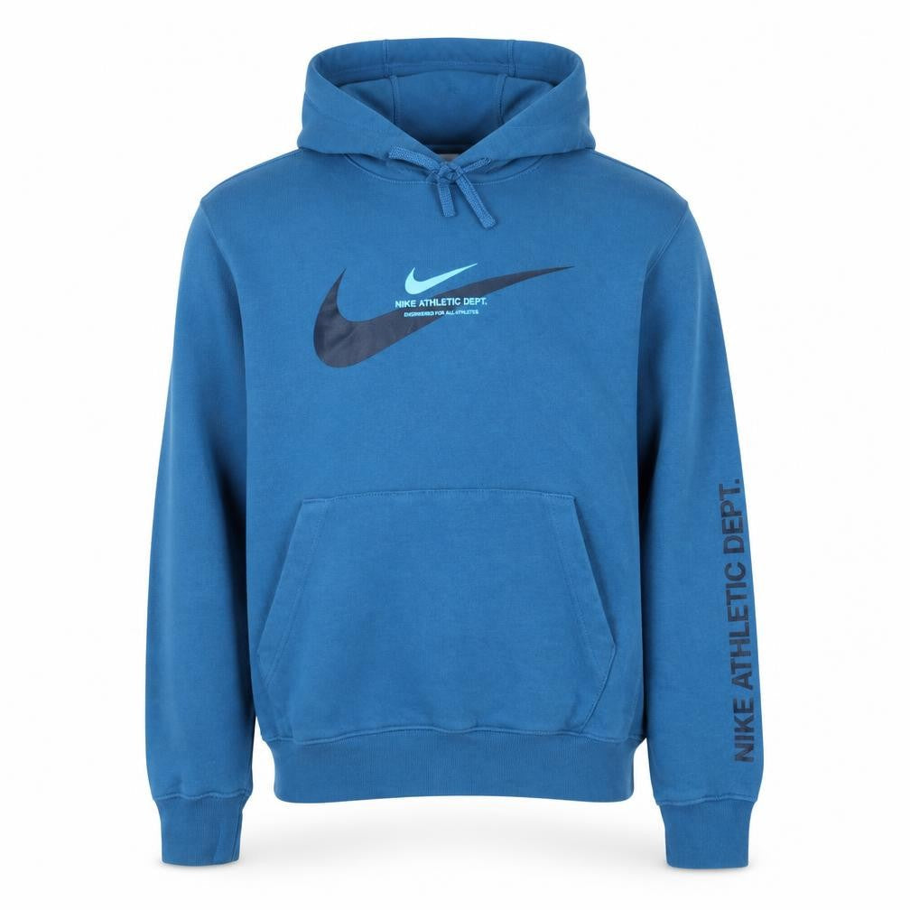 Nike Men's Blue Pullover Hoodie Small Athletic Dept Graphic
