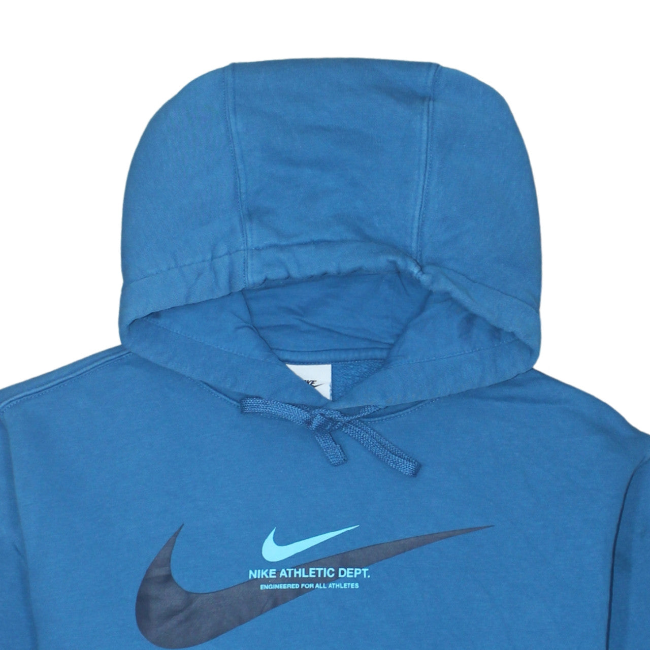 Nike Men's Blue Pullover Hoodie Small Athletic Dept Graphic