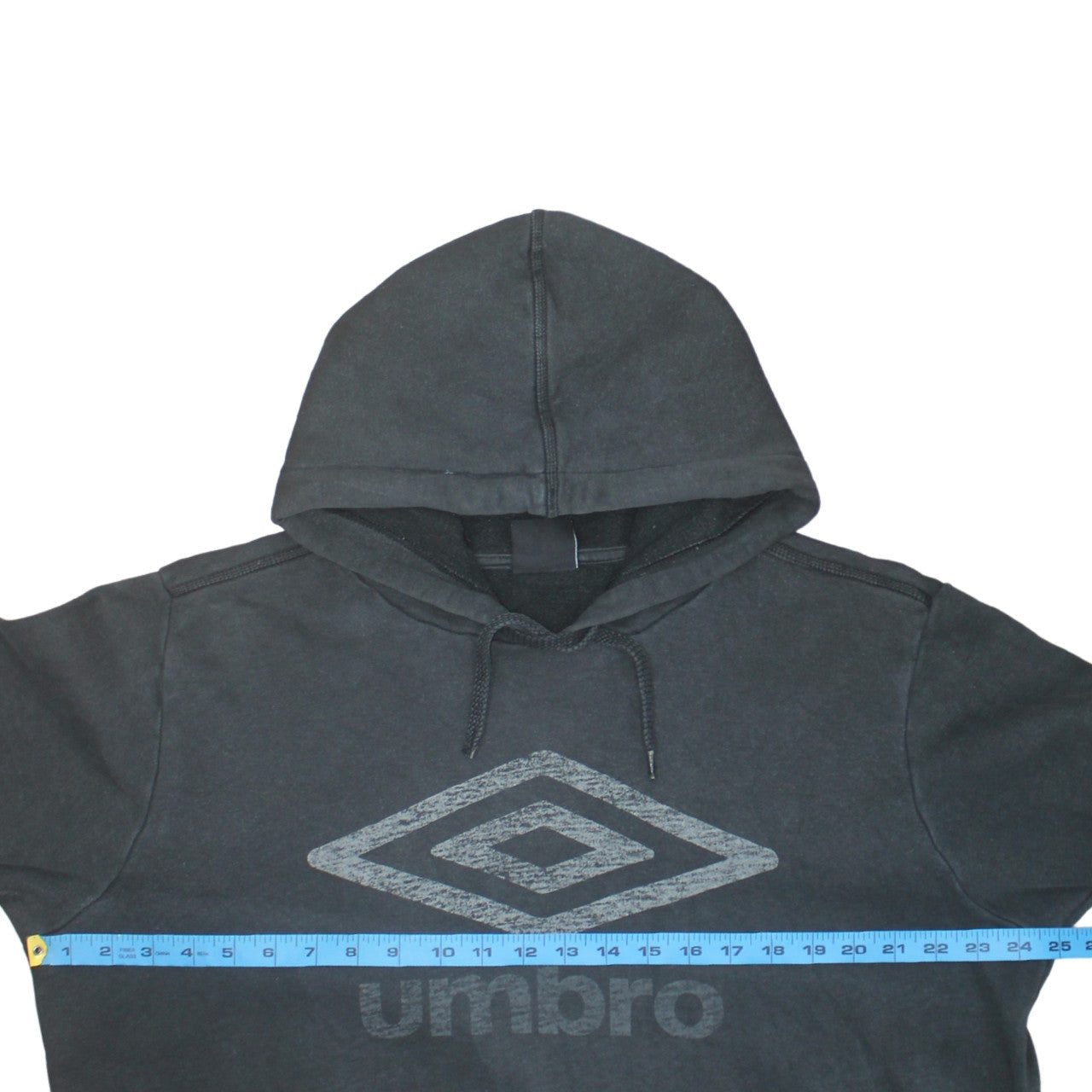 Umbro Men's Black XL Pullover Hoodie with Logo Sports Fleece
