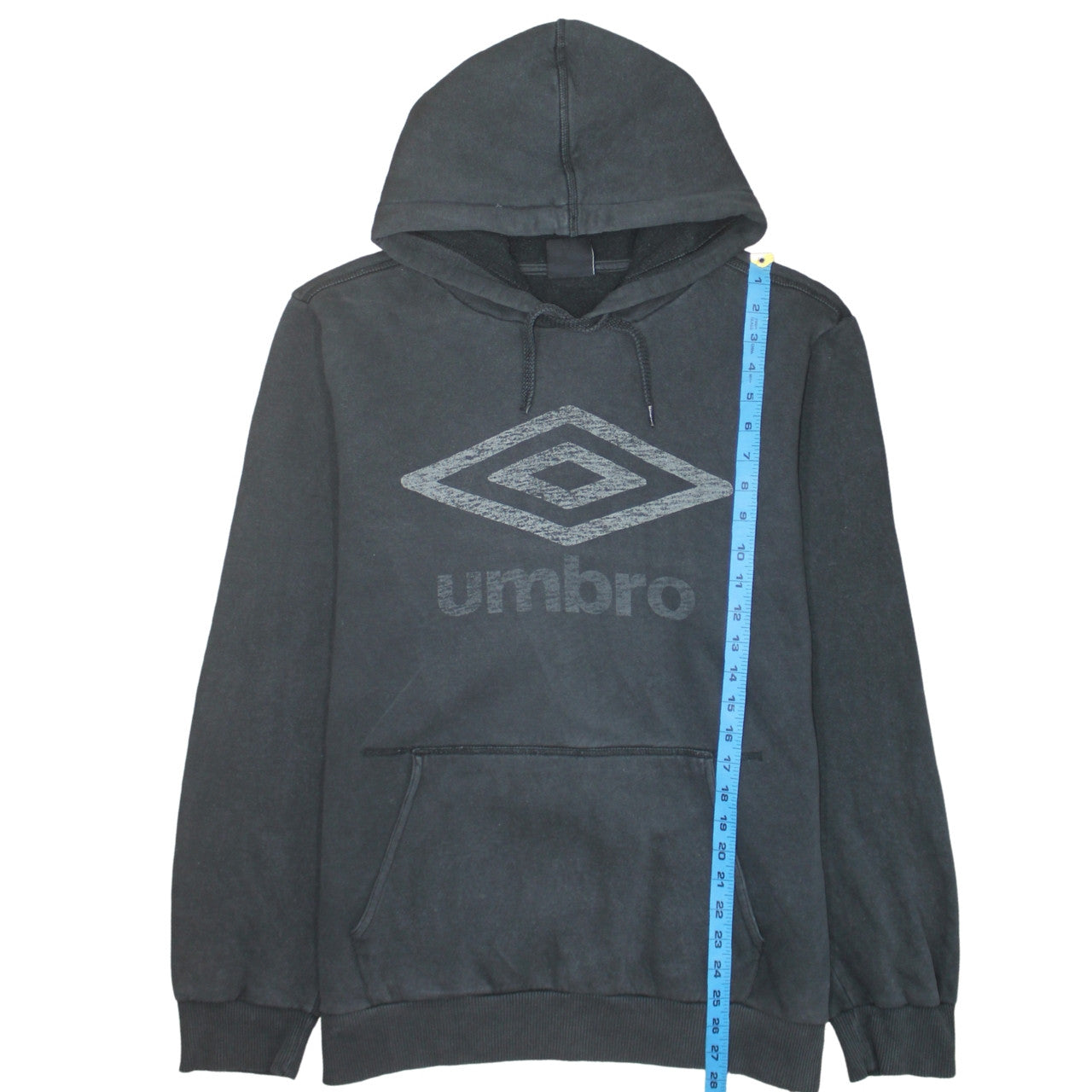 Umbro Men's Black XL Pullover Hoodie with Logo Sports Fleece