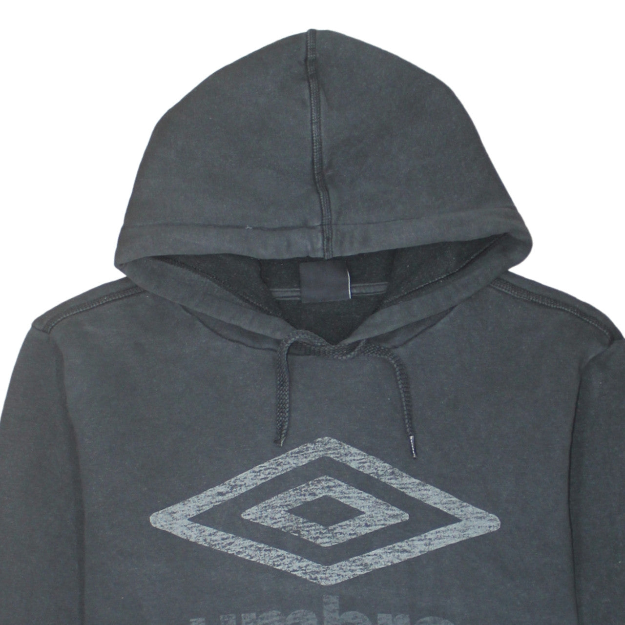 Umbro Men's Black XL Pullover Hoodie with Logo Sports Fleece
