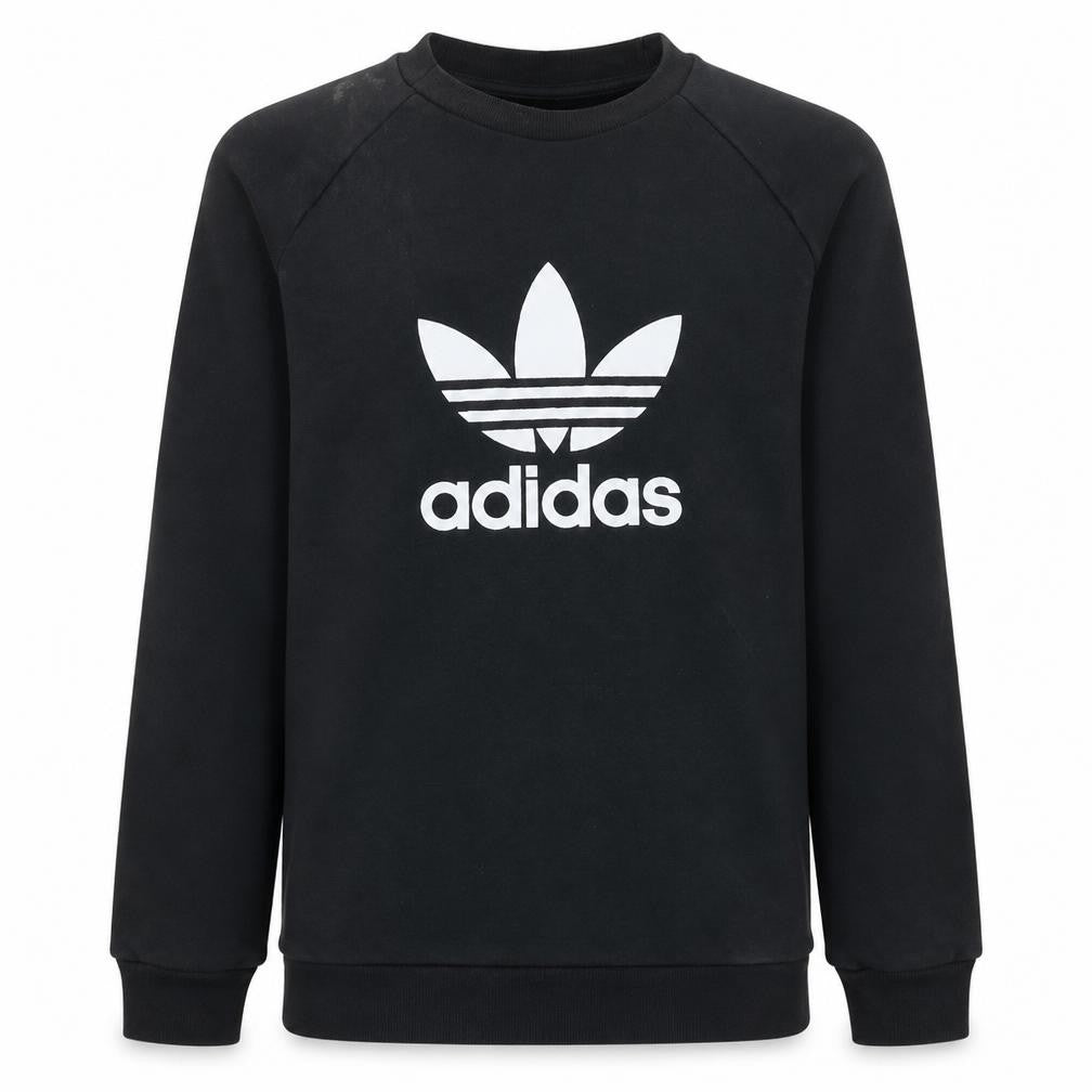 Adidas Men's Black Logo Pullover Sweatshirt Size S
