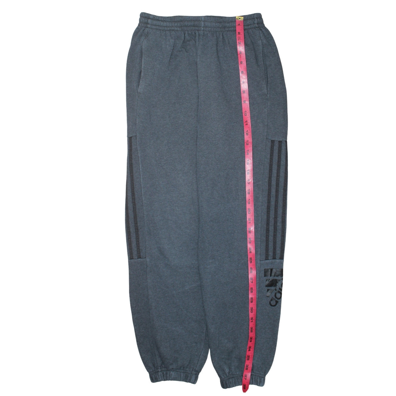 Adidas Boys Blue Jogger Sweatpants 13-14 Years Elastic Waist Pockets
