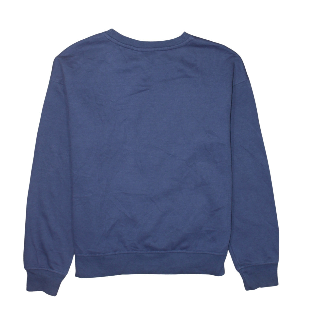 Disney Women Blue Stitch & Angel Sweatshirt 2XS Pullover Crew Neck