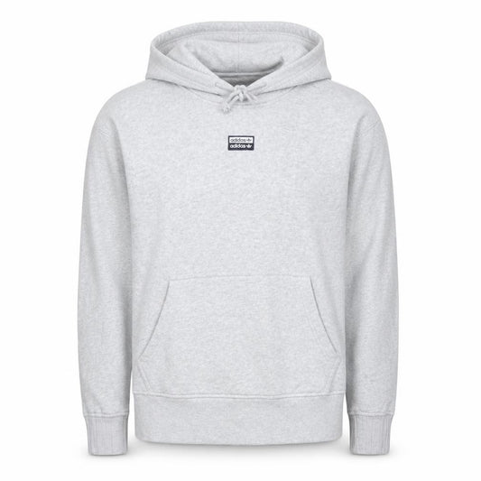 Adidas Womens Grey Pullover Hoodie Size M Regular Cotton Blend