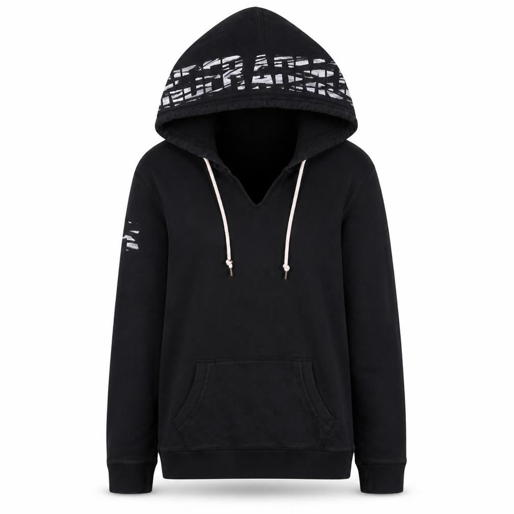 Under Armour Womens Black Pullover Hoodie Size L ColdGear Fleece