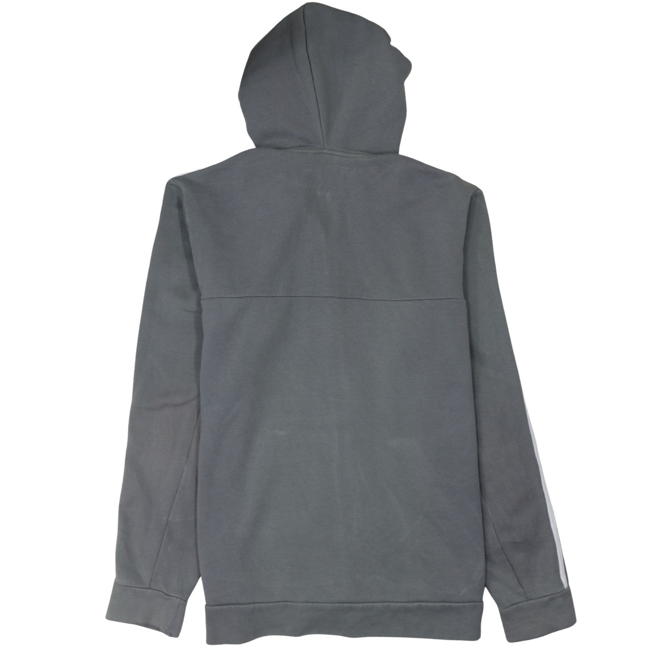 Adidas Men's Grey Full Zip Hoodie Medium Sports Fleece