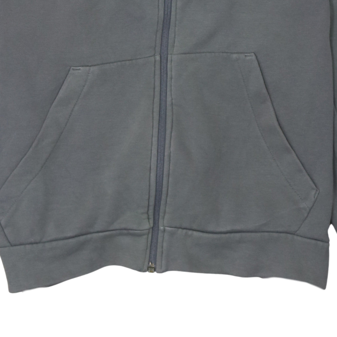 Adidas Men's Grey Full Zip Hoodie Medium Sports Fleece
