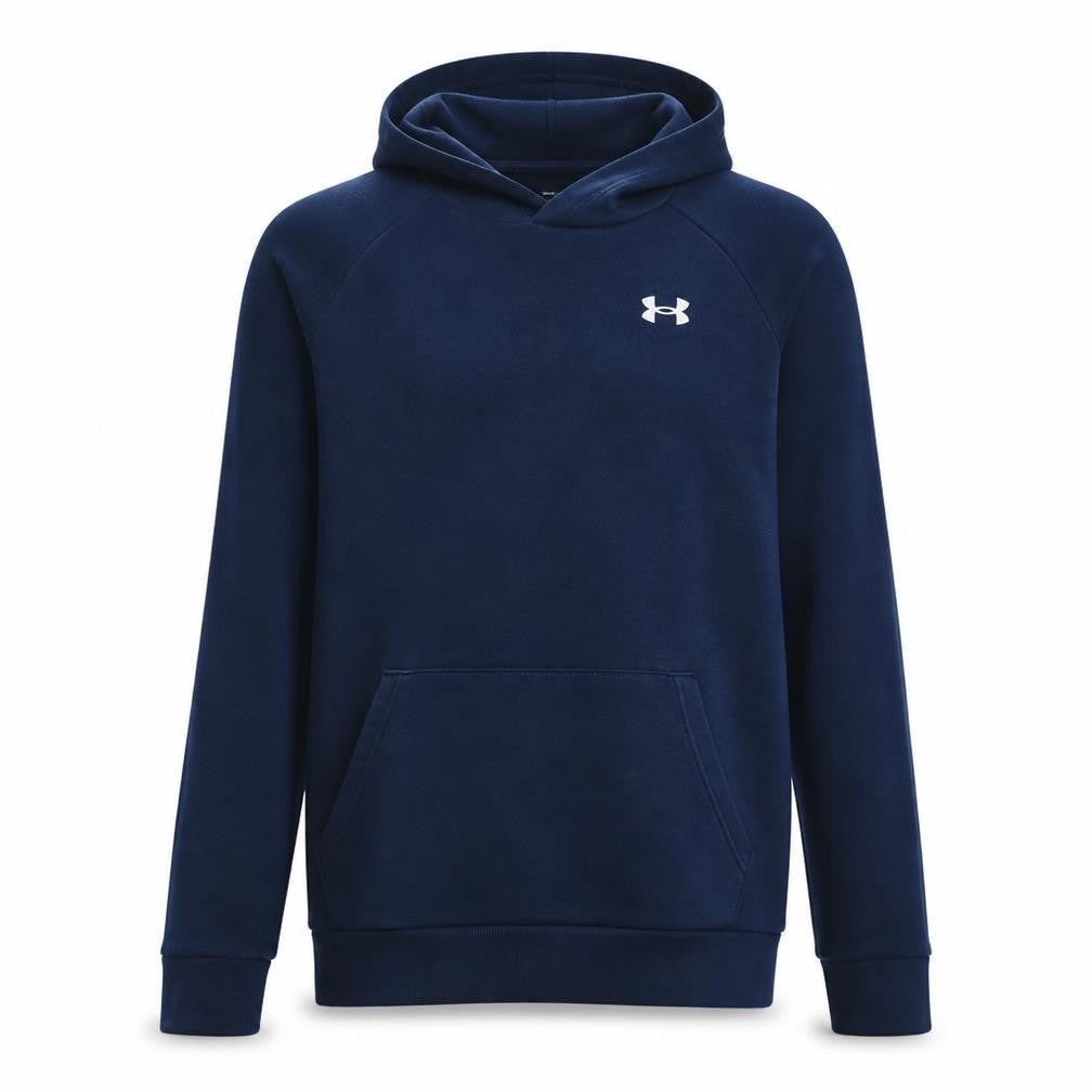 Under Armour Boys Navy Blue Pullover Hoodie Size 158 Cotton Blend