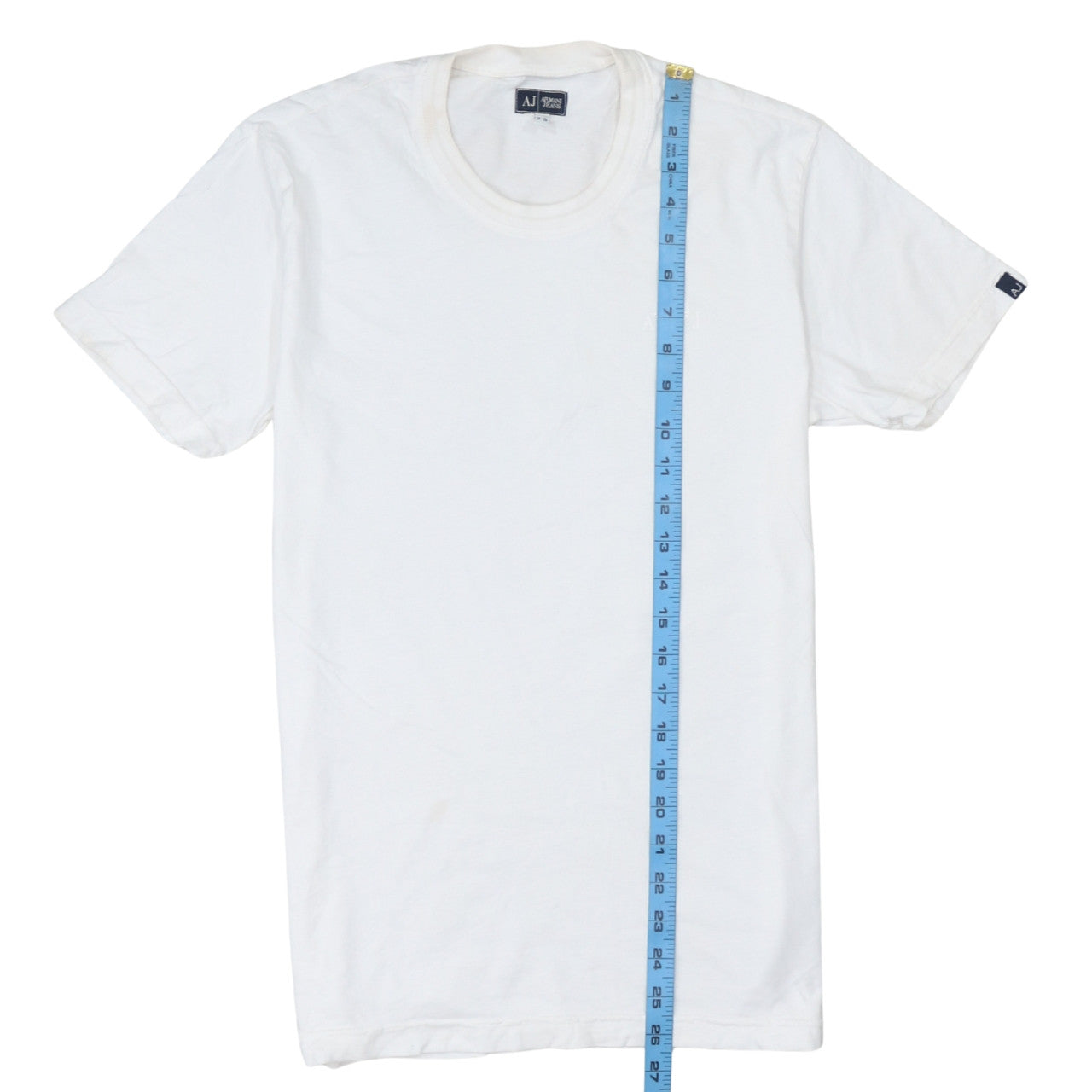 Armani Jeans Men's White XS Crew Neck Cotton T-Shirt