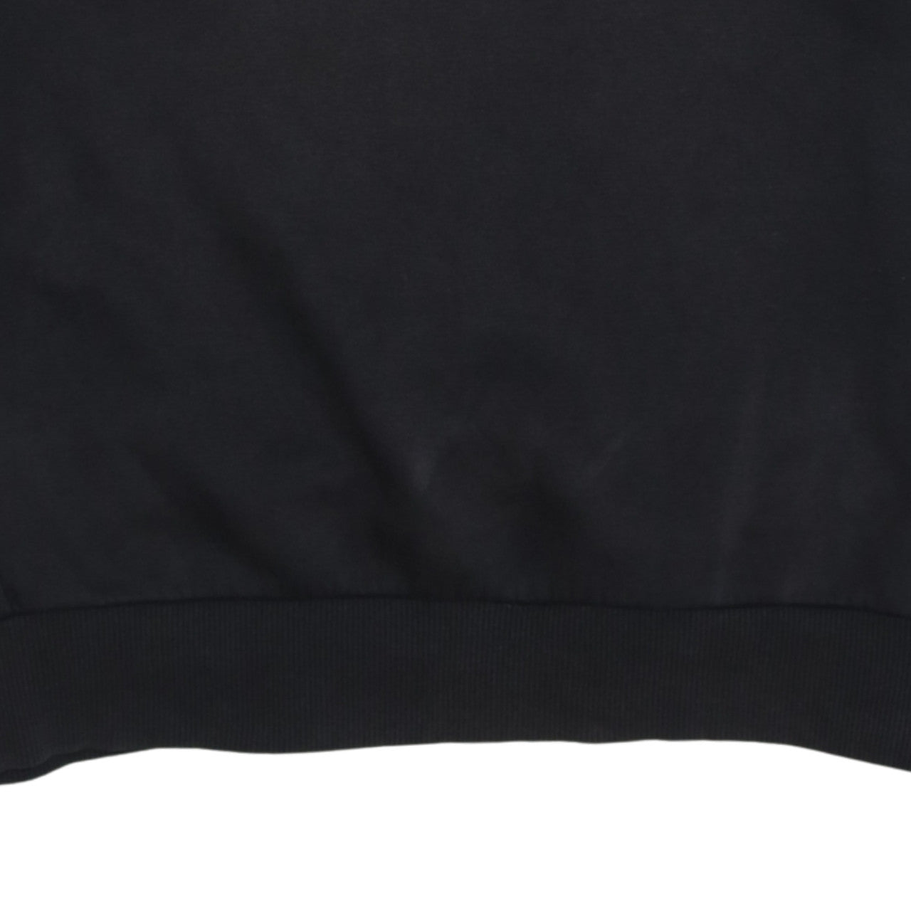 Adidas Men's Black Regular Fit Crew Neck Logo Sweatshirt Size M
