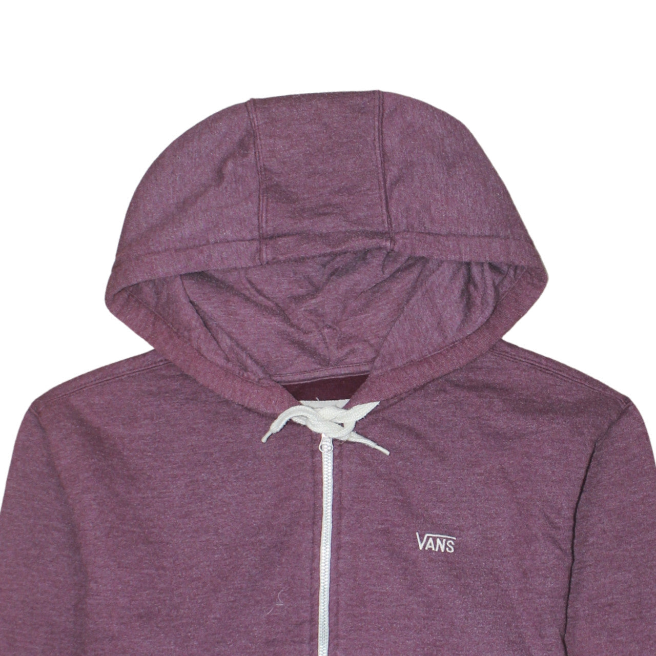 Vans Boys Purple Full Zip Hoodie Size M Cotton Blend Skateboard Style