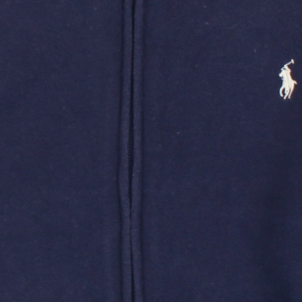 Ralph Lauren Boys Navy Full Zip Hoodie Size 14-16 Years Cotton Blend