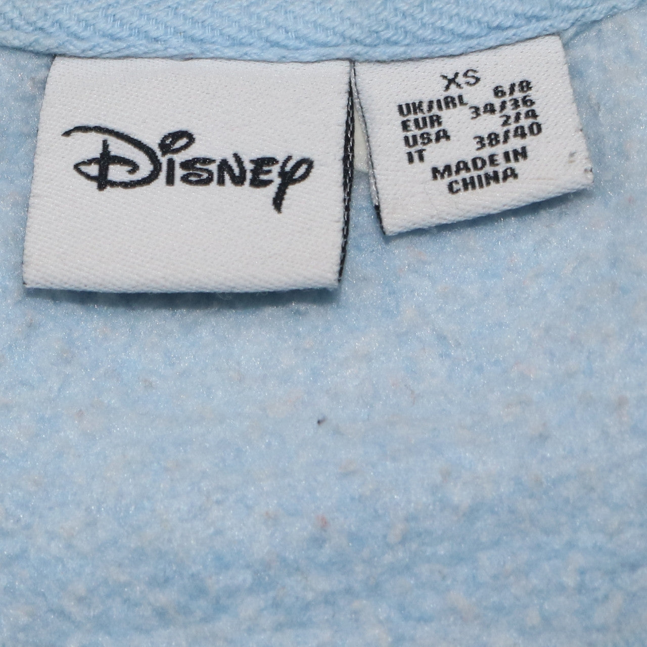 Disney Women’s Blue Mickey Mouse Crew Neck Sweatshirt XS