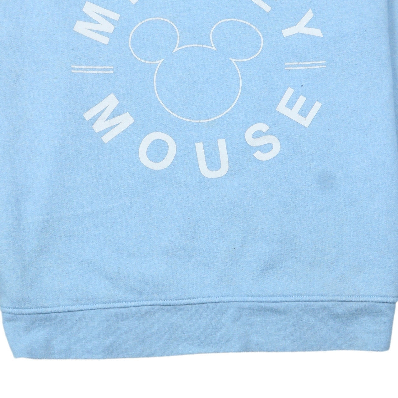 Disney Women’s Blue Mickey Mouse Crew Neck Sweatshirt XS
