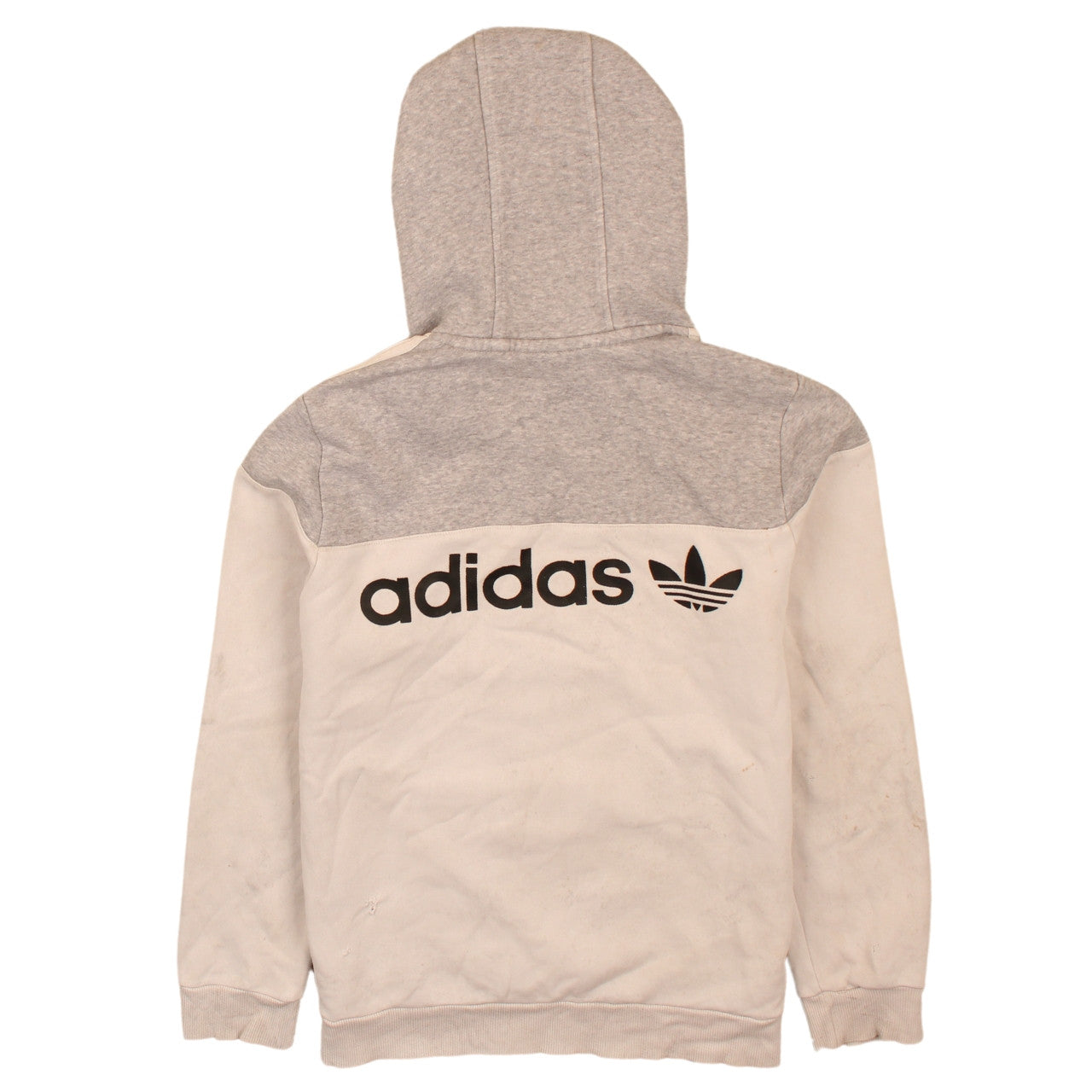 Adidas Boys Grey Hoodie 13-14 Years Pullover Cotton Sweatshirt