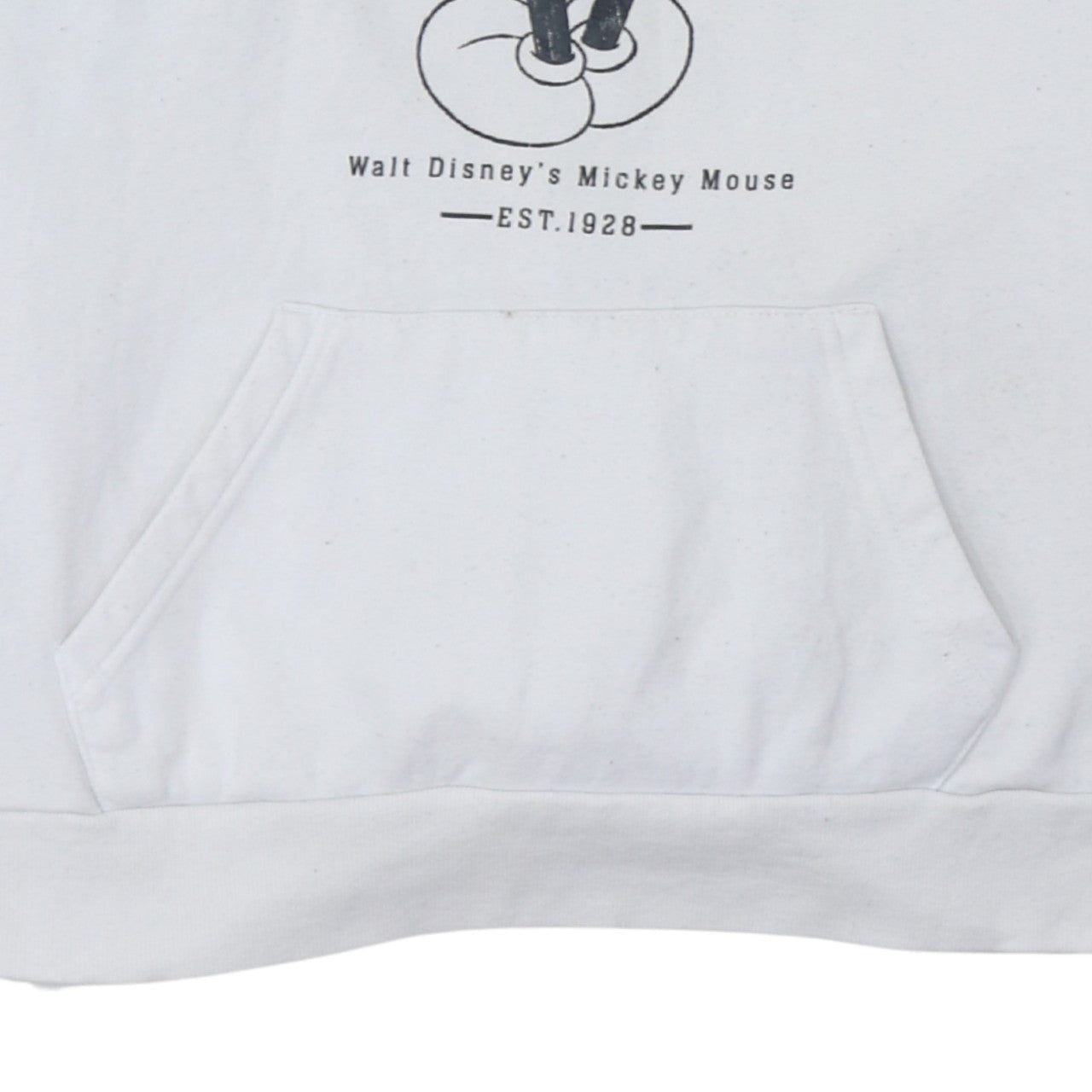 Disney Primark Women's White Mickey Mouse Pullover Hoodie Size M 12/14