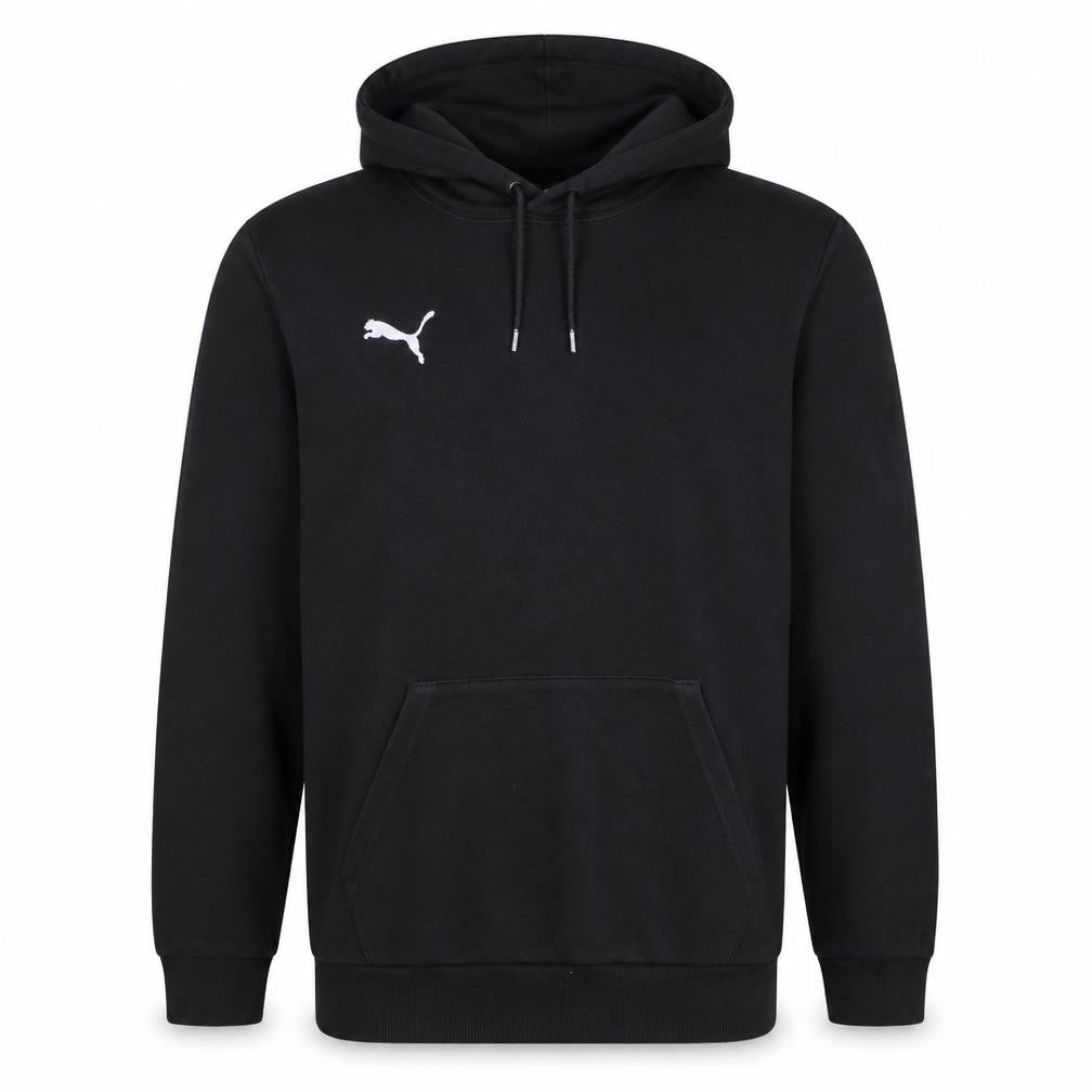 Puma Men's Black Pullover Hoodie Size L Sports Fleece Sweatshirt