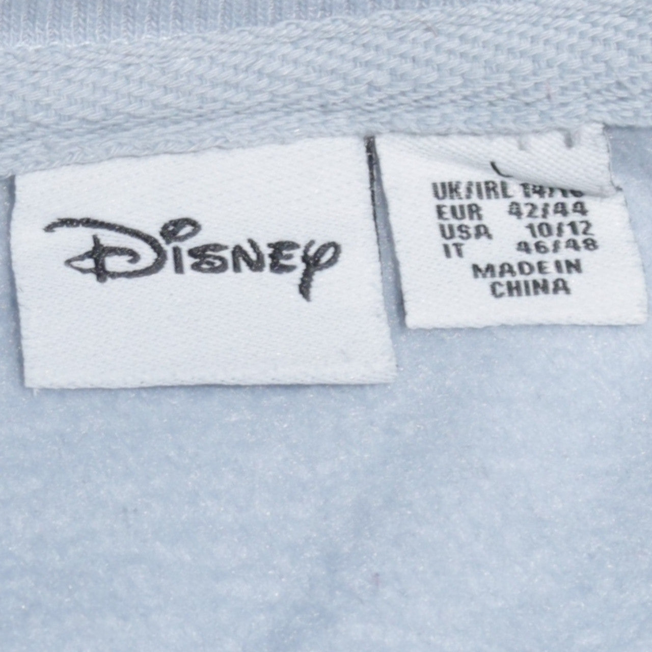Disney Primark Women Blue Stitch Up To Snow Good Sweatshirt L