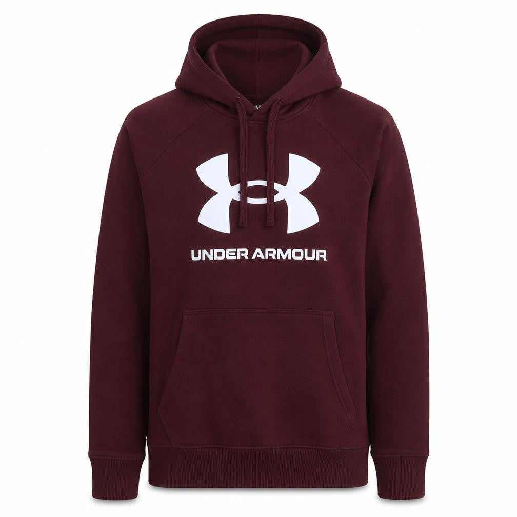 Under Armour Men's Red Pullover Hoodie Size S Relaxed Fit