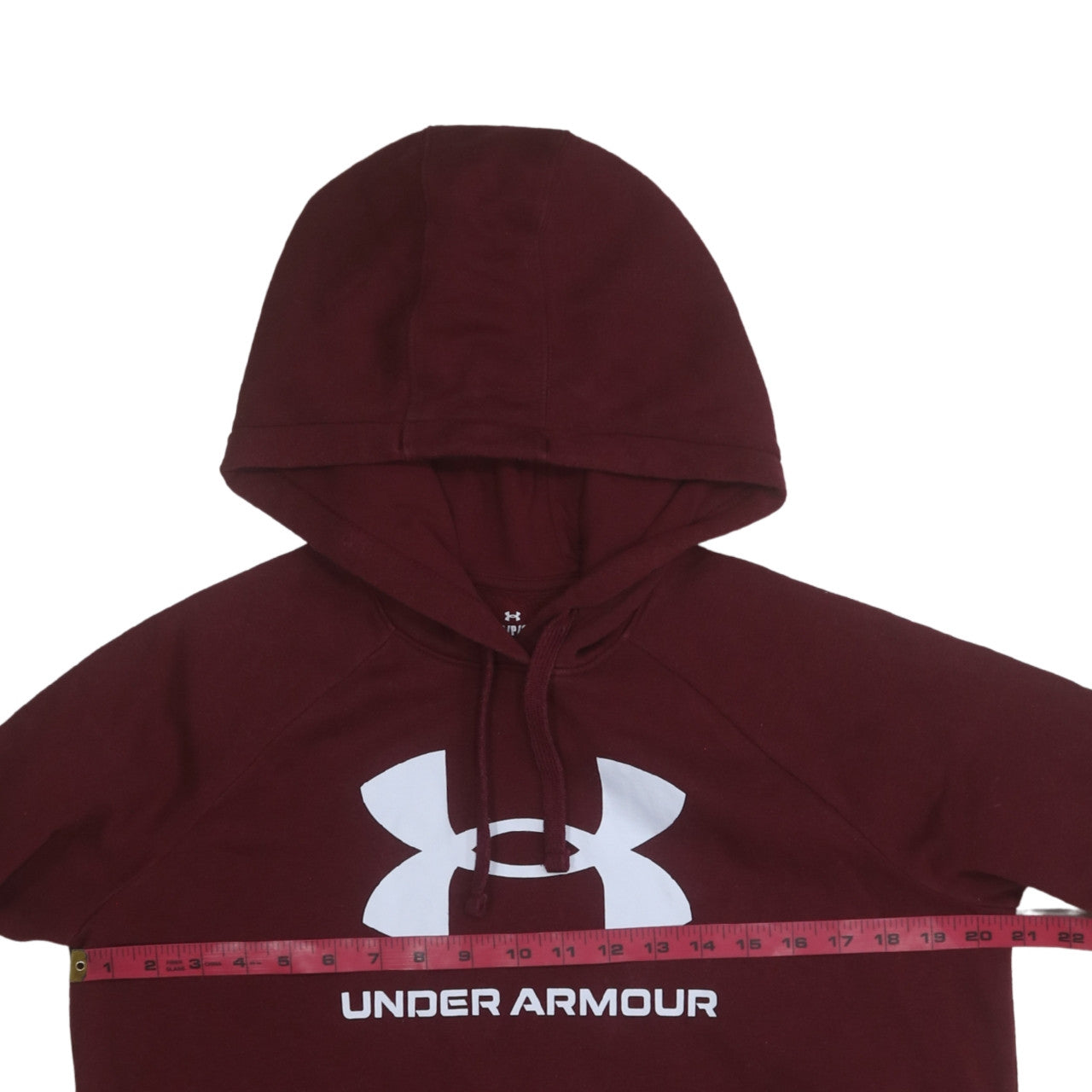 Under Armour Men's Red Pullover Hoodie Size S Relaxed Fit