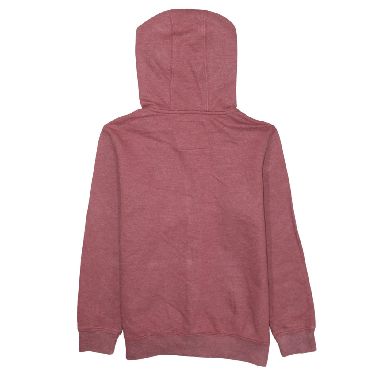 Vans Boys Red Full Zip Hoodie Medium Cotton Blend Casual Sweatshirt